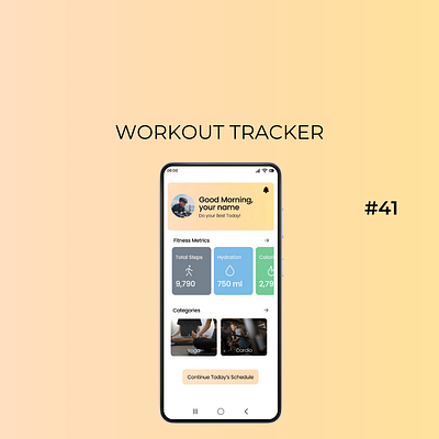 Daily UI Day-41/100:Workout tracker dailyui day 41 designchallenge designing ui uiuxdesign ux