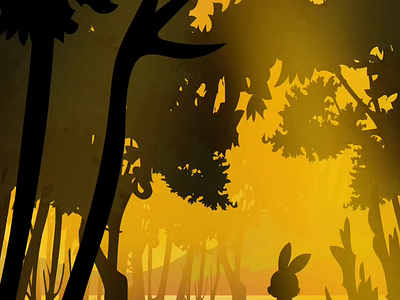 Forest Song 2danimation adobeanimate animated animation characteranimation characterdesign forestanimation forestvibes graphic design motion graphics