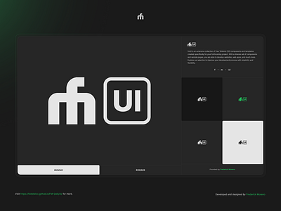 FM Daily UI • Day 05 app logo branding daily ui fmui illustration logo design ui ux web design