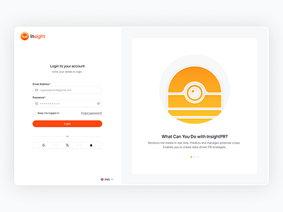 Insight - Login ✨ illustration log in login login page sign in ui ux