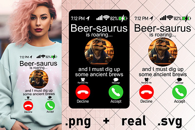 Beer Is Calling svg, Incoming Call PNG, Funny Holiday Quote 3d animation graphic design logo motion graphics ui