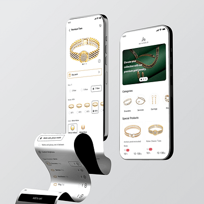 Azingold B2B jewrely shop appdesign b2b cart page design homepage jewrely jewrely shop order page productpage pwa shop store ui uidesign uiux ux uxdesign