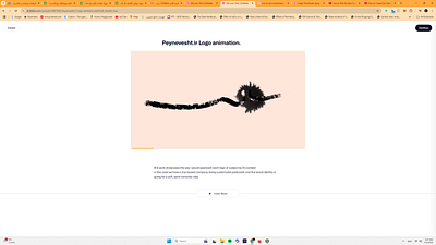 Peynevesht.ir Logo animation. animation branding design graphic design logo logo animation logomotion motion graphics
