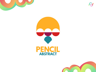 Abstract Pencil Logo abstract brand design brand designer color colorful logo design logo designer logo for sale logo idea logo inspiration logomark logotype modern pen pencil simple stationary stationery write zzoe iggi