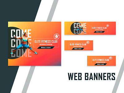 Web Banner design graphic design