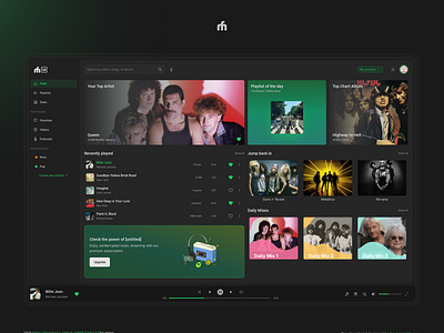 FM Daily UI • Day 09 daily ui fmui music app music player ui ux web design