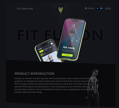 UX Case Study of Fitfusion figjam figma ux uxcasestudy uxdesign uxresearch wireframe