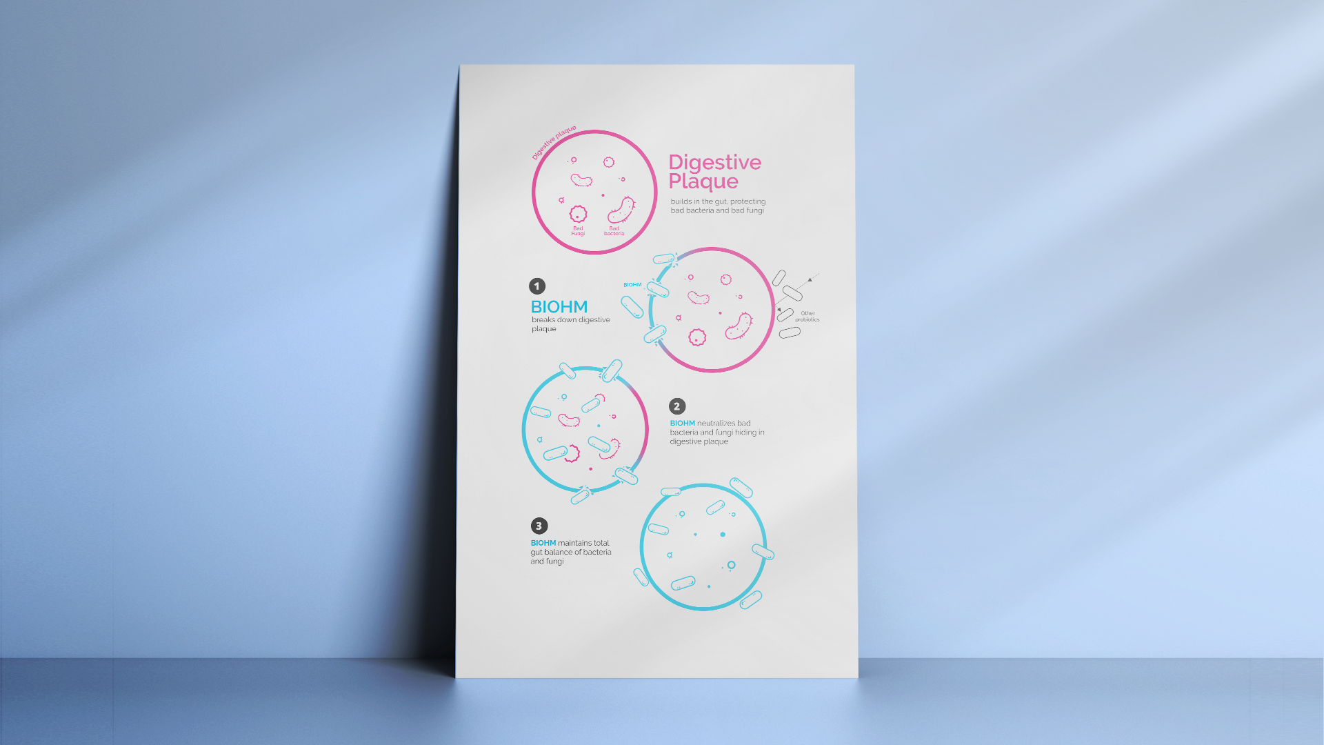 Flyer/Poster Design design digestive flyer freelancer graphic design illustration infographic informative medical minimal poster process simple