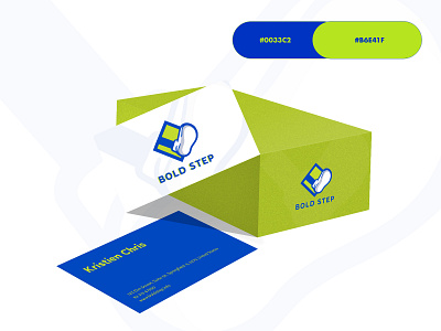 Bold Step - Business Card & Color Codes branding design dribble fun graphic design illustration logo socialmedia ui