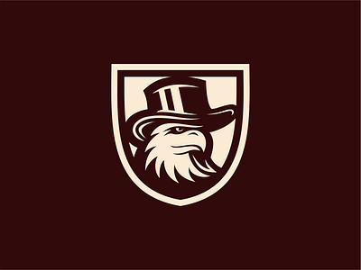 Eagle Hat Shield Logo logo