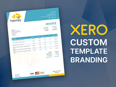 Xero Custom Template branding letterhead invoice stationery design xero custom docx xero custom invoice xero custom template xero custom templates xero invoice xero invoice design xero invoice template xero template xero word template