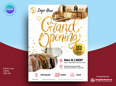 Grand Opening Fashion Brand Flyer Canva Template design grand opening flyers grand opening flyer grand opening flyer design grand opening flyer ideas grand opening flyer maker grand opening flyer template grand opening flyers grand opening flyers templates