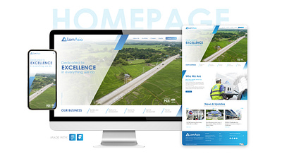 LamAsia Website automation figma framer lamasia ui ux web web design website