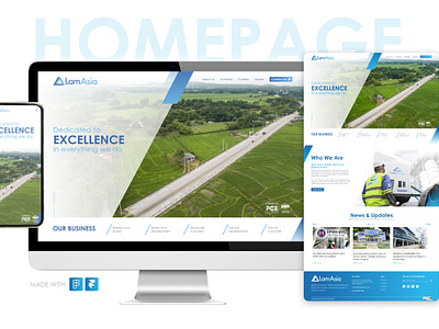 LamAsia Website automation figma framer lamasia ui ux web web design website