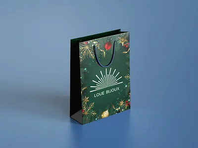 Christmas Bag Design bag christmas christmas bag graphic design illustration illustrator new year vector