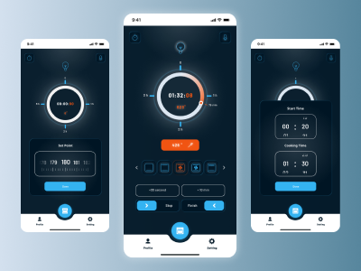 Oven UI app design ovenapp product design ui uiux ux