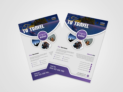 Flyer Design | Travel Flyer Template | Free Download. ad adobe illustrator adobe photoshop advertising branding clubflyers design eventflyer flyer design flyer template flyers graphic design illustration post poster design social media post socialmedia travel travel flyer