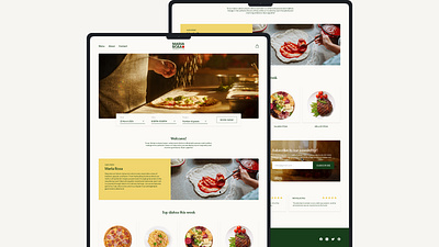 Maria Rosa Homepage Design branding design food web design food website graphic design homepage italy logo design restaurant restaurant website ui ux ux ui web design website