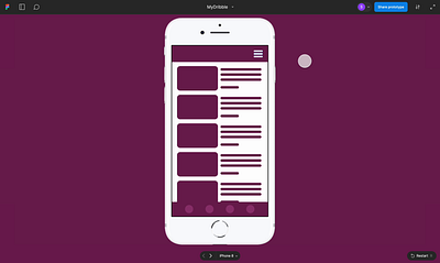 26 Daily UI - Side Navbar app challenge color concept daily design dribble figma hamburger menu low fidelity micro interaction mobile mobile app design mobile ui navbar ui user interface wireframe