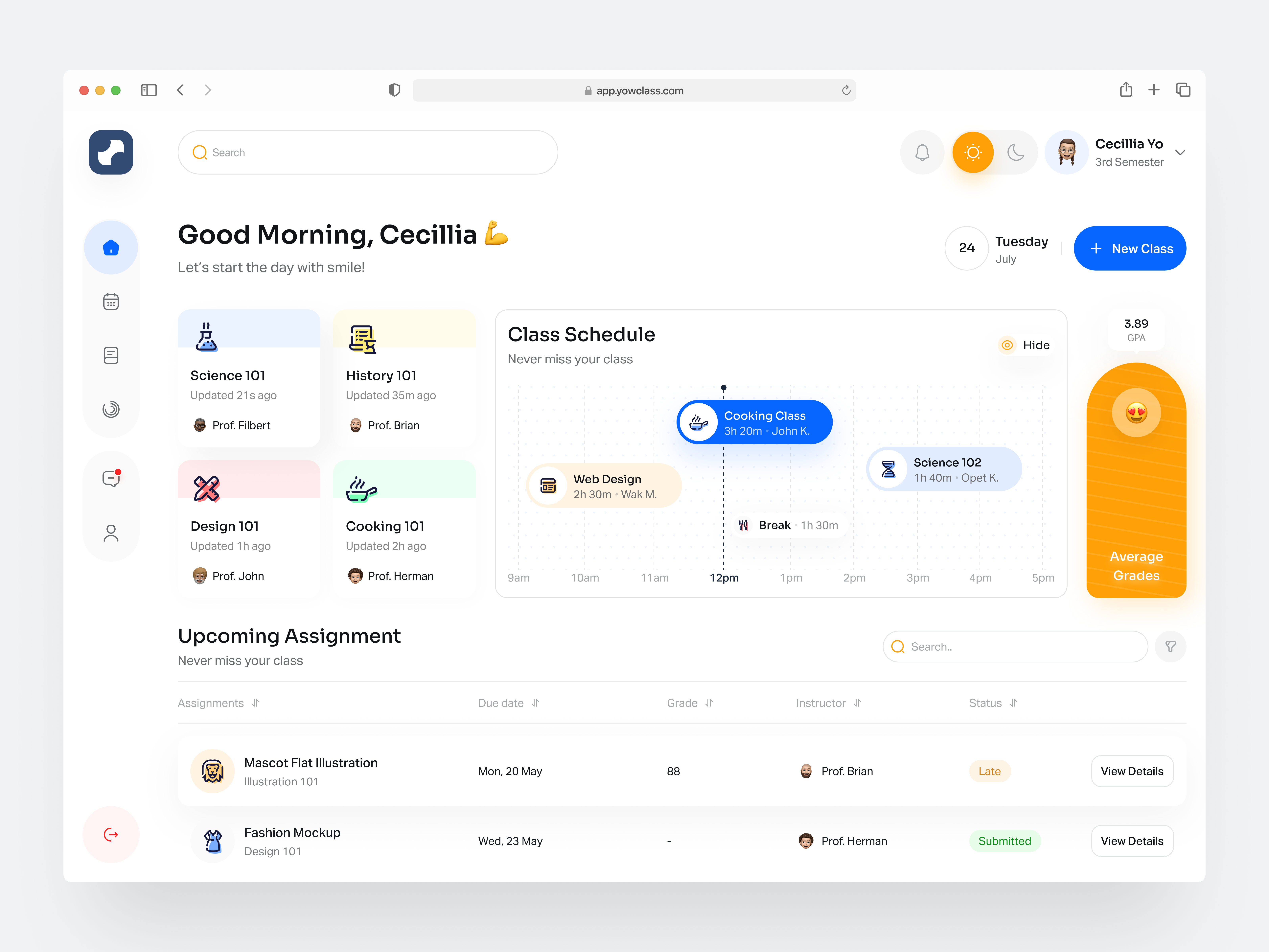 Example of Web App Design | Saas Flow (5–10screens)