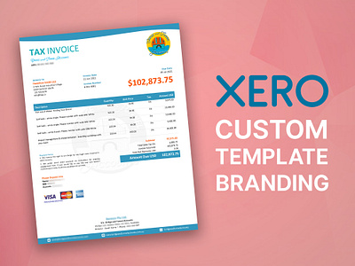 Custom Xero Invoice Template branding branding invoice design branding letterhead custom xero template graphic design invoice invoice letterhead invoice template letterhead design modern invoice design modern letterhead stationery design xero custom docx xero custom invoice xero custom template xero custom templates xero invoice template xero template branding xero template design xero word template