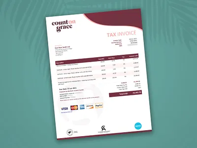 Custom Xero Invoice Template branding branding invoice design branding letterhead custom xero template graphic design invoice invoice letterhead invoice template letterhead design modern invoice design modern letterhead stationery design xero custom docx xero custom invoice xero custom template xero custom templates xero invoice template xero template branding xero template design xero word template