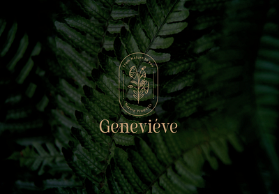 Genevieve - Cream branding graphic design logo