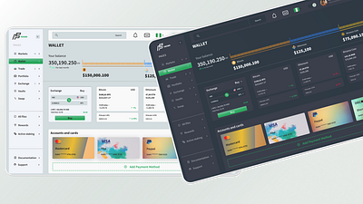 WALLET DASHBOARD dashboard design explorepage financedesign illustration ui ui interface uidesign uiux webdesign website