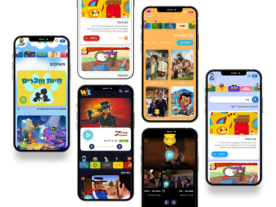 kids VOD app app children kids ui ux vod website website design