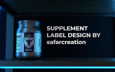 label Design advertising bottle design label label design labels medicine safarcreation supplement