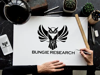 A Research Logo Design with a Bat Holding Lightning. 3d adobe illustrtaor animation bat logo bat logo design bird logo brand logo design branding creative logo design graphic design identity illustrator logo logo logo branding logo design logo designer minimal logo design modern logo modern logo design motion graphics