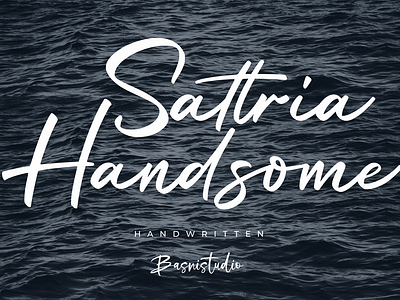 Sattria Handsome branding design font fonts graphic design illustration logo typography vector