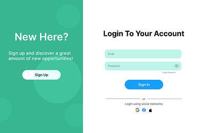 Log In Page UI design login ui ux web web page