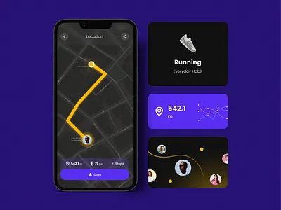 Location Tracker ui