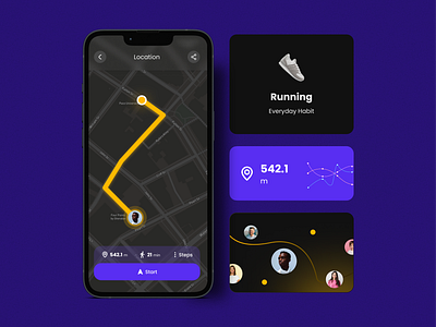 Location Tracker ui