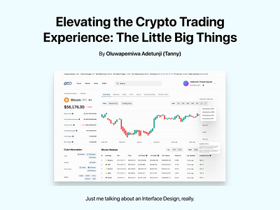 Coin Market UI: A Closer Look app chart coin market crypto cryptocurrency dashboard design interface trading ui web web3