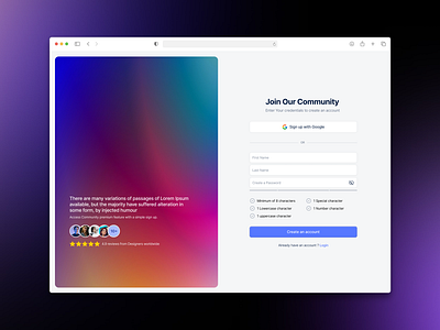 UX UI Design New Tool - SignUP Screen UI Design clean design loginpage loginui minimalist saas signup signupscreenui signupui ui uidesign ux