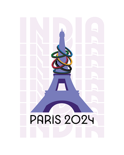 India Medals in Paris Olympics 2024 graphic design graphiks graphiksdeign illustration minimal poster design print design visual design