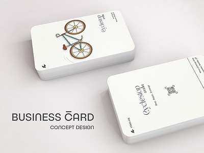 Cyclestop_Business Card Design branding business card business card template design canva card deign concept design graphic design