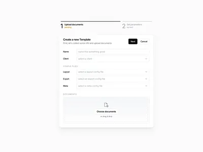 'Create new' UI screen ai app create css design html interface saas screen tailwind template ui uiux user interface ux vector web