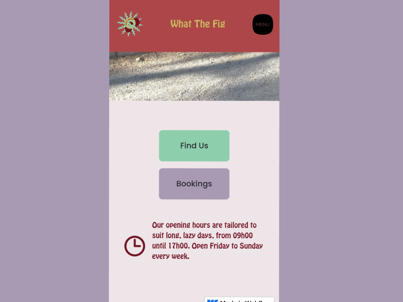 Example of Webflow Site- What The Fig