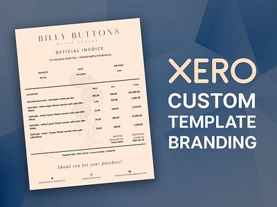 Xero Custom Invoice Template Design branding branding invoice design branding letterhead custom xero template graphic design invoice invoice letterhead invoice template letterhead design modern invoice design modern letterhead stationery design xero custom docx xero custom invoice xero custom template xero custom templates xero invoice template xero template branding xero template design xero word template