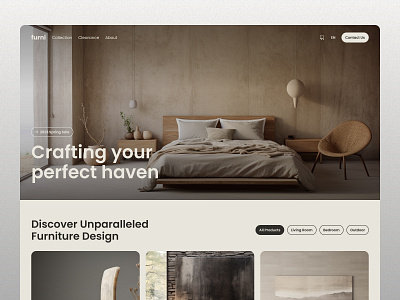 Furni - Online Furniture E-Commerce Store. Website Design e commerce store ui design e commerece store website design furniture e commerece store website design