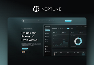 Neptune - SaaS template🔷 ai clean design design founder framer framer template landing page saas saas framer template saas platform saas template saas tool startup template tool ui uiux user interface web design website