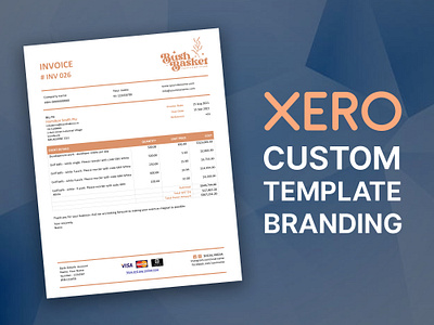 Xero Custom Template branding branding invoice design branding letterhead custom xero template graphic design invoice invoice letterhead invoice template letterhead design modern invoice design modern letterhead stationery design xero custom docx xero custom invoice xero custom template xero custom templates xero invoice template xero template branding xero template design xero word template