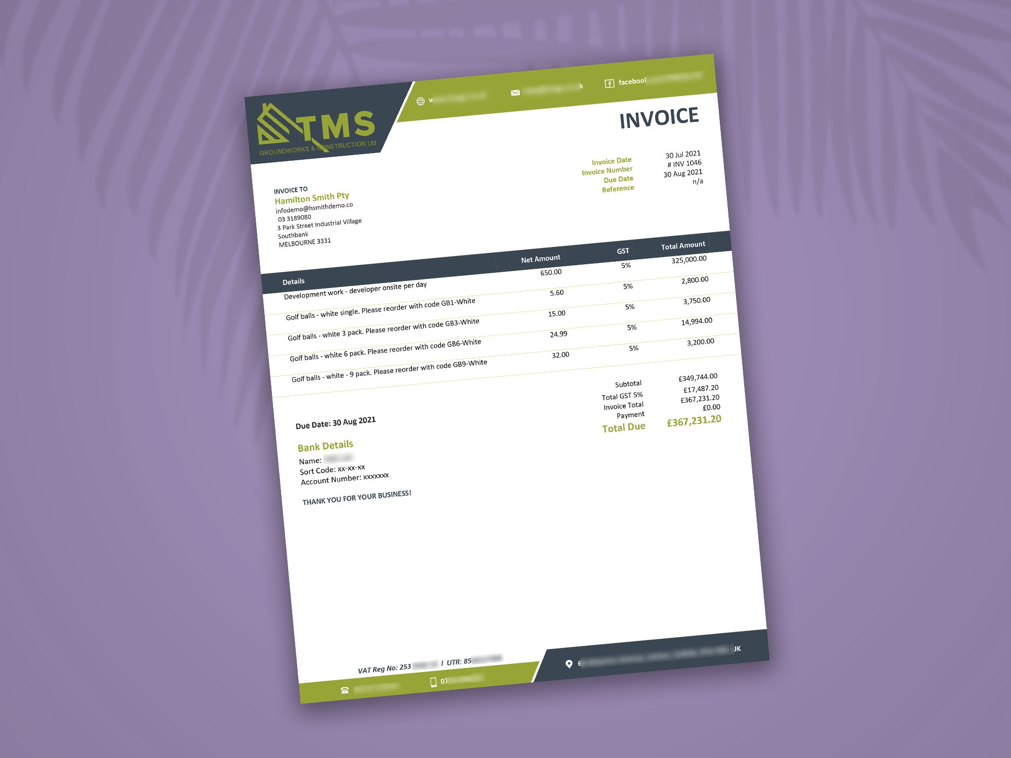 Xero Custom Template branding branding invoice design branding letterhead custom xero template graphic design invoice invoice letterhead invoice template letterhead design modern invoice design modern letterhead stationery design xero custom docx xero custom invoice xero custom template xero custom templates xero invoice template xero template branding xero template design xero word template