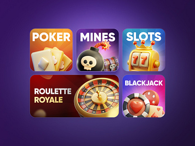 Casino Thumbnails | Game Icons 🕹️ blackjack casino casino banner casino branding casino graphics casino thumbnail crypto crypto casino gambling game banner game thumbnail gaming igaming mines online casino poker promo banners casino graphics roulette slots slots thumbnail