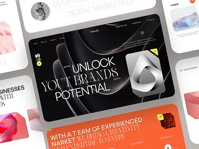 Creative Design Agency agency agency landing page design agency website best agency website corporate agency creative agency creative agency design creative landing page creative website design design design agency digital agency modern creative agency modern design 2024 ui uidesign uiux design webdesign