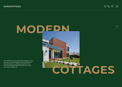 EuroCottages website desogn figma ui uiux web design website