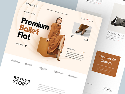 ROTHY'S - Shopify Website Design for Fashion clothes design ecommerce fashion homepage illustration interface landing page new collections product details product landing page product website shopify shopify landing page shopify website single product store store web design website woocommerce